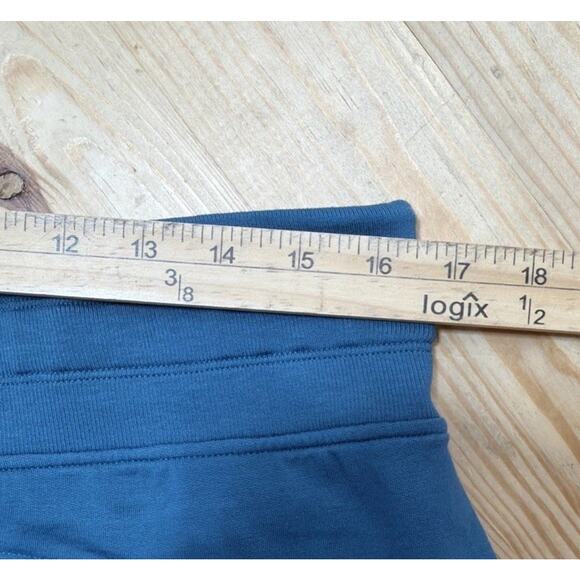 NWT Athleta Balance Wide Crop Pant Borealis Green Teal Blue Size Large Petite - Picture 8 of 9
